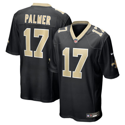 New Orleans Saints Trey Palmer Nike Black Team Game Jersey