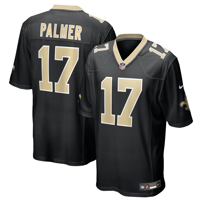 New Orleans Saints Trey Palmer Nike Black Team Game Jersey