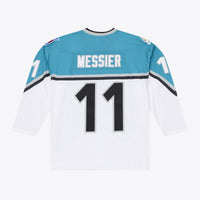 1997 NHL All-Star Game Mark Messier Mitchell & Ness Teal Power Play Jersey
