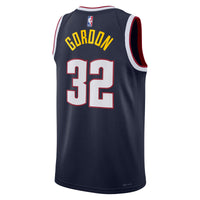 Denver Nuggets Nike Icon Edition Swingman Jersey - Navy - Aaron Gordon -