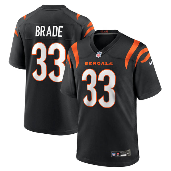 Cincinnati Bengals Beau Brade Nike Black Team Game Jersey