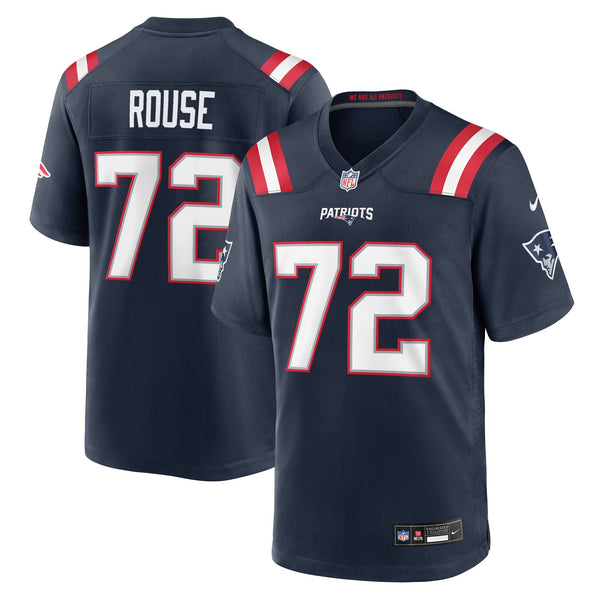 New England Patriots Walter Rouse Nike Navy Team Game Jersey