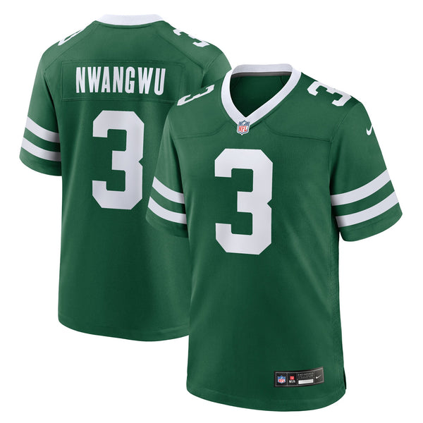 New York Jets Kene Nwangwu Nike Legacy Green Team Game Jersey