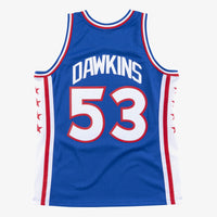 Philadelphia 76ers Mitchell & Ness Darryl Dawkins 1976 Swingman Authentic Jersey - Royal Blue