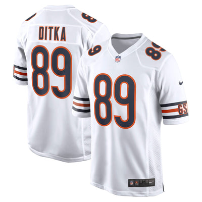 Chicago Bears Mike Ditka Nike White Retired Player Game Jersey