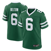 New York Jets Dane Belton Green jersey – view 1