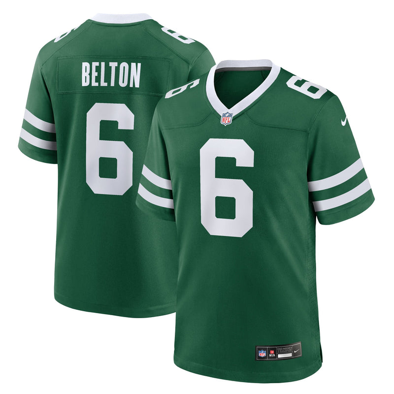 New York Jets Dane Belton Green jersey – view 1