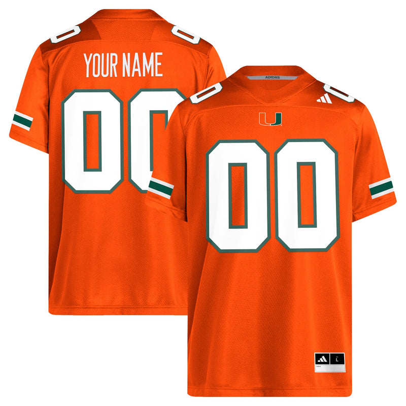 Miami Hurricanes adidas Orange jersey – view 1