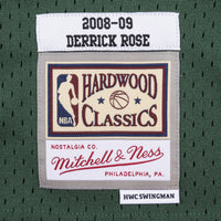 Chicago Bulls Mitchell & Ness Go-Green Swingman Jersey Derrick Rose 2008-09