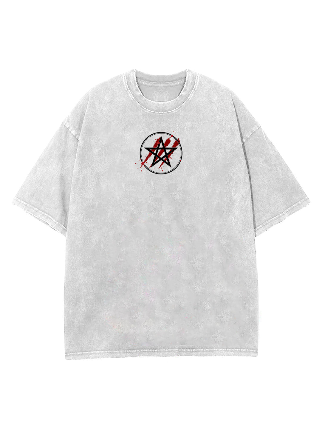 Washed white t-shirt with Sung Jinwoo Solo Leveling Scarlet Blade graphic – photo 2