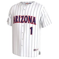 Arizona Wildcats GameDay Greats Lightweight Collegiate Baseball Fashion Jersey - White