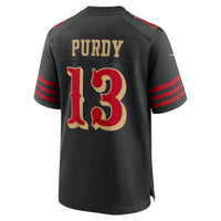 San Francisco 49ers Brock Purdy Black jersey – view 3
