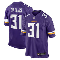 Minnesota Vikings DeeJay Dallas Purple jersey – view 1