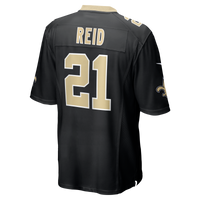New Orleans Saints Justin Reid Nike Black Team Game Jersey