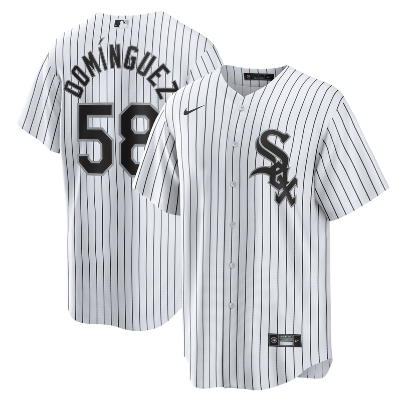 Chicago White Sox Seranthony Domínguez Nike White Home Replica Jersey