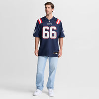New England Patriots Will Campbell Nike Navy Team Game Jersey