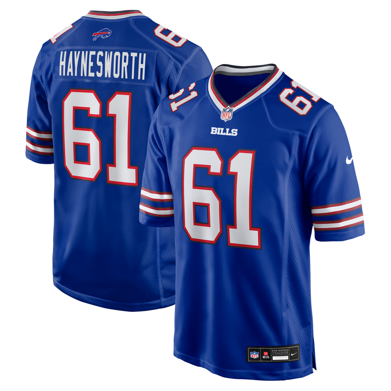 Buffalo Bills Sincere Haynesworth Nike Royal Team Game Jersey