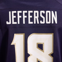 Minnesota Vikings Justin Jefferson Nike Purple 2026 Rivalries Collection Game Jersey