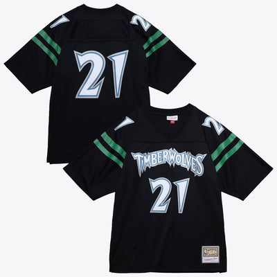 Minnesota Timberwolves Mitchell & Ness Kevin Garnett Audible Fashion Jersey - Black
