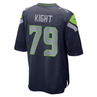 Seattle Seahawks Amari Kight Navy jersey – view 3
