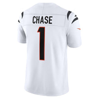 Cincinnati Bengals Ja'Marr Chase Nike White Vapor F.U.S.E. Printed Limited Jersey