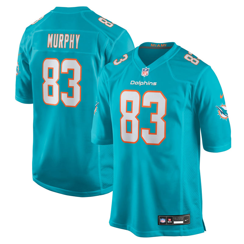 Miami Dolphins Caleb Murphy Aqua jersey – view 1
