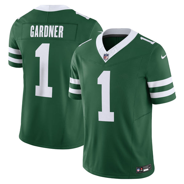 New York Jets Ahmad Sauce Gardner Nike Legacy Green Vapor F.U.S.E. Limited Jersey