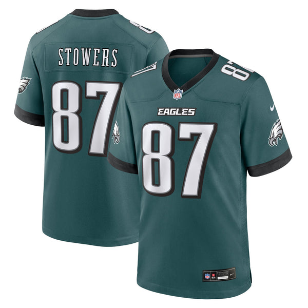 Philadelphia Eagles Eli Stowers Nike Midnight Green Team Game Jersey