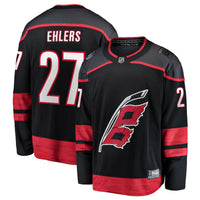Carolina Hurricanes Nikolaj Ehlers Fanatics Black Home Breakaway Jersey