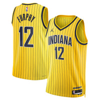 Indiana Pacers Jordan Brand Replica Statement Edition Swingman Jersey - Gold - Johnny Furphy -