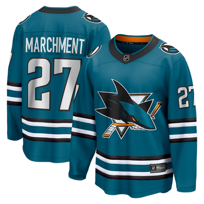 San Jose Sharks Mason Marchment Fanatics Teal Home Breakaway Jersey