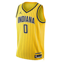 Indiana Pacers Jordan Brand Replica Statement Edition Swingman Jersey - Gold - Tyrese Haliburton -