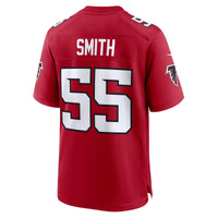 Atlanta Falcons Za'Darius Smith Nike Red Team Game Jersey