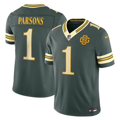 Green Bay Packers Micah Parsons Nike Green 2026 Rivalries Collection Printed Limited Jersey