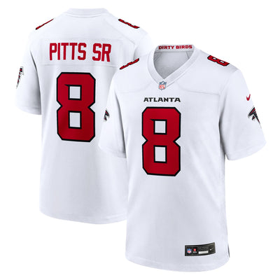 Atlanta Falcons Kyle Pitts Sr. Nike White Game Jersey