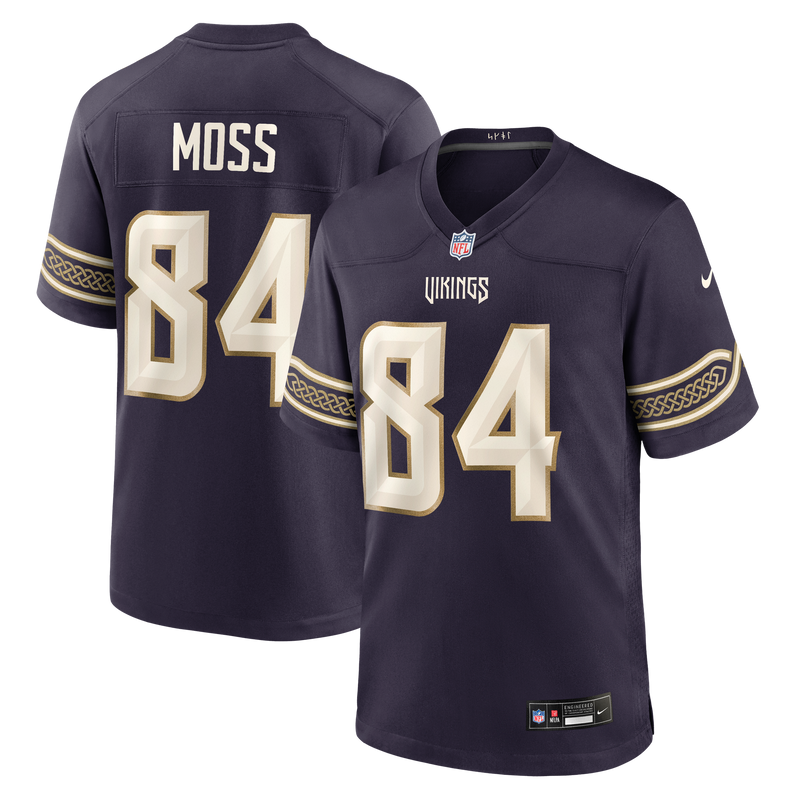 Minnesota Vikings Randy Moss Nike Purple 2026 Rivalries Collection Game Jersey