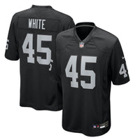 Las Vegas Raiders Devin White Black jersey – view 1