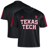 Texas Tech Red Raiders adidas Soccer Fashion Jersey - Black