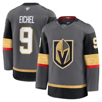 Vegas Golden Knights Jack Eichel Fanatics Gray Alternate Premium Jersey
