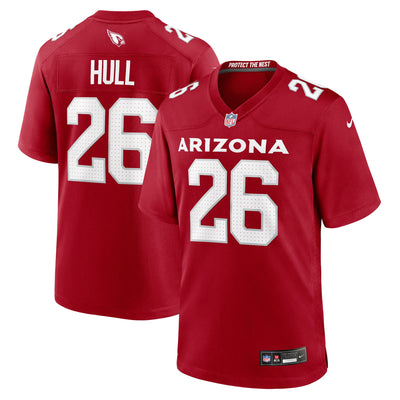 Arizona Cardinals Evan Hull Nike Cardinal Team Game Jersey