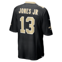 New Orleans Saints Velus Jones Jr. Nike Black Team Game Jersey