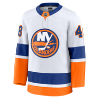 New York Islanders Matthew Schaefer Fanatics White Away Premium Jersey
