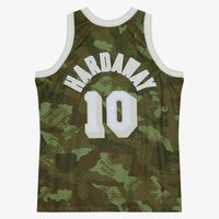 Miami Heat Mitchell & Ness Tim Hardaway 1996 Ghost Camo Swingman Jersey - Green