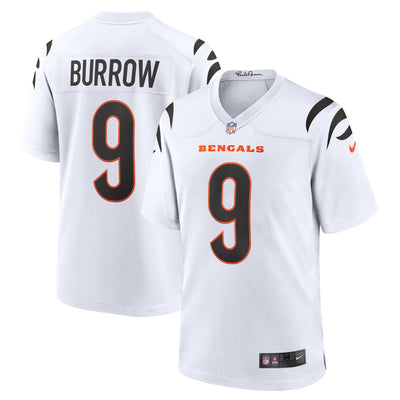 Cincinnati Bengals Joe Burrow Nike White Game Jersey