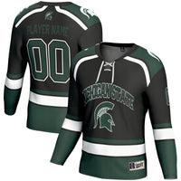 Michigan State Spartans GameDay Greats Ice Hockey NIL Pick-A-Player Jersey - Black