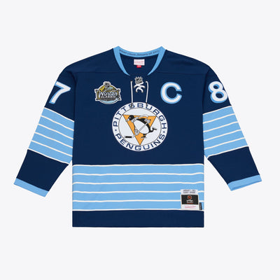 Pittsburgh Penguins Sidney Crosby Mitchell & Ness Blue 2011 Winter Classic Power Play Jersey
