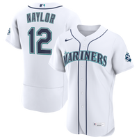 Seattle Mariners Josh Naylor Nike White Home 50th Season Authentic Jersey