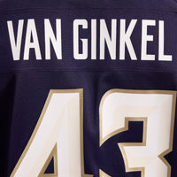 Minnesota Vikings Andrew Van Ginkel Nike Purple 2026 Rivalries Collection Game Jersey