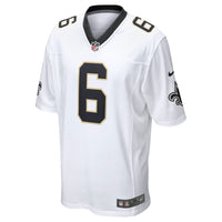 New Orleans Saints Tyler Shough Nike White Game Player Jersey