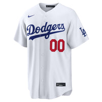 Los Angeles Dodgers Nike White Home Stadium Custom Jersey